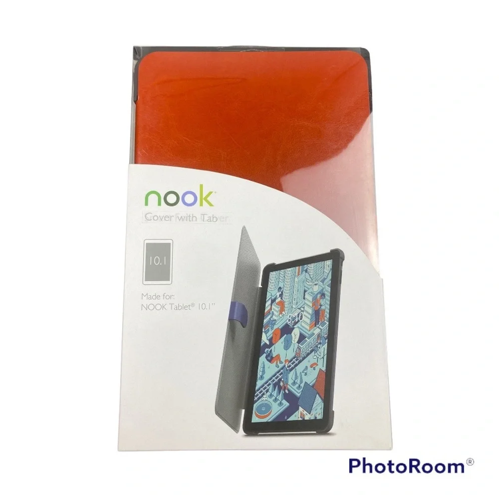 💙Nook Tablet 10.1” Cover with Tab Cinnamon Brown brand new - Picture 1 of 2